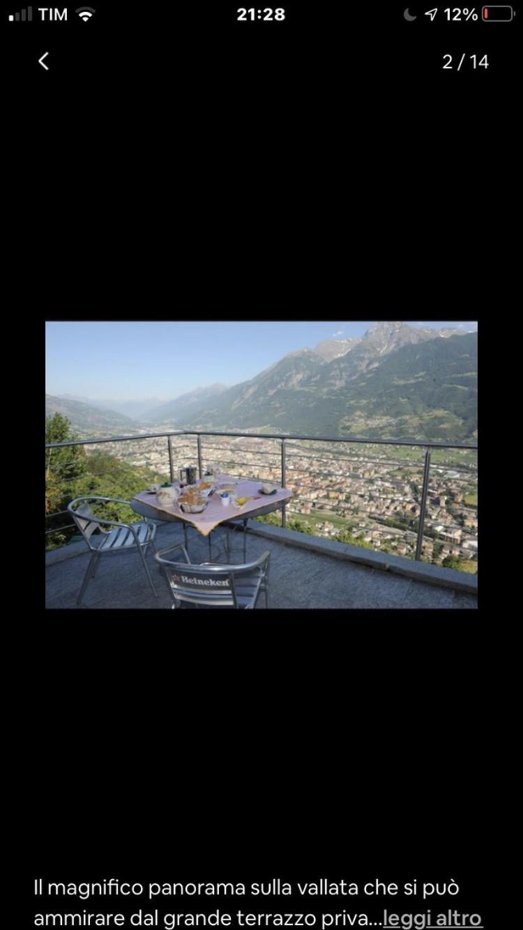 Hotel La Stanza Dei Segreti Aosta Exterior foto